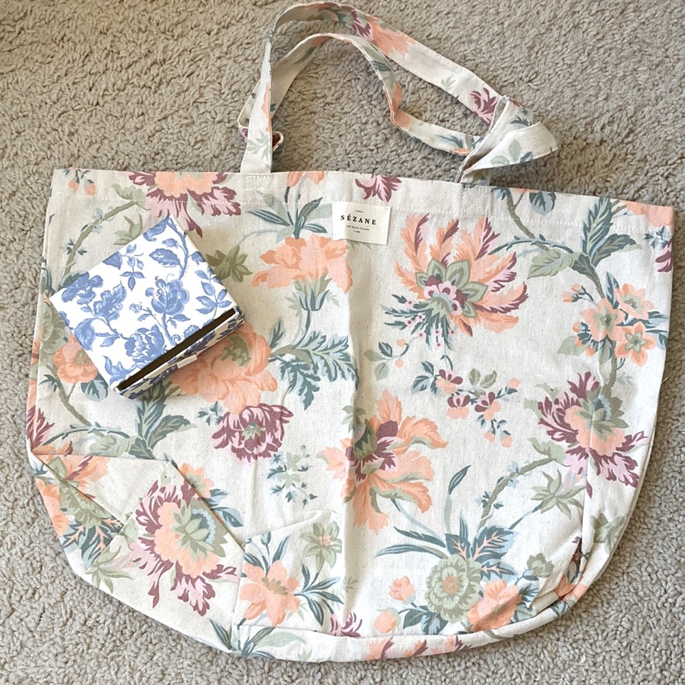 Sezane Tote Bag & Jewelry Box original